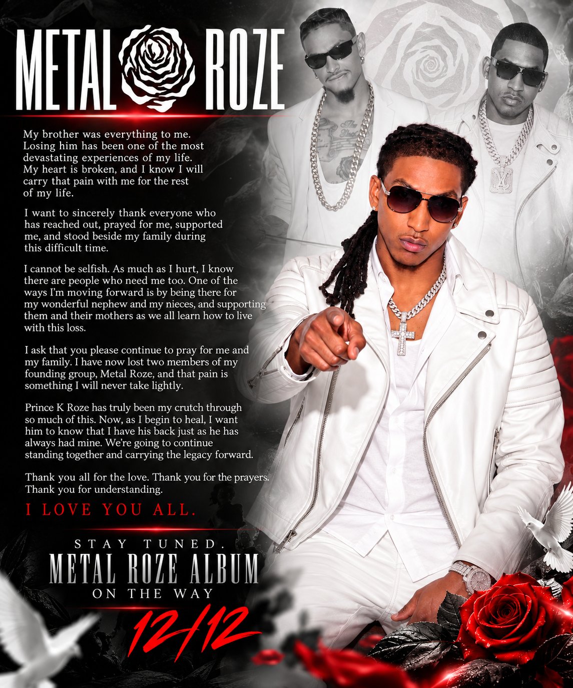 Metal Roze — 12·12 tribute
